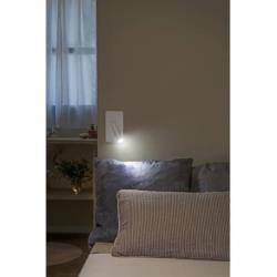 Faro Barcelona applique tête de lit led suau - h17 cm - blanc mat