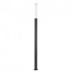 Faro Barcelona lampadaire cylindrique tram led ip65 h250 cm - anthracite