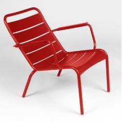 Fauteuil bas FERMOB Luxembourg - PIMENT
