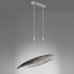 Fischer & Honsel Suspension LED Colmar, longueur 140cm, nickel