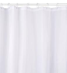 Rideau de douche polyester Trendy blanc 180 x 200 cm Blanc Gelco Design