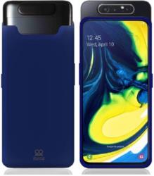 Housse Ibroz Samsung A80 Liquid Silicone bleu