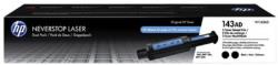 HP 143A Pack de 2 kit de recharge de Toner Noir Neverstop Authentique (W1143AD), pour HP Neverstop 1000 / 1200