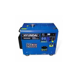 Hyundai - Groupe électrogène diesel 4500 W 5000 W - Monophasé HDG5000