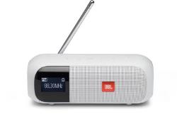 Enceinte Bluetooth JBL Tuner 2 JBLTUNER2WHT Radio FM, DAB, DAB+, étanche à leau blanc