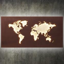 Kare Design applique carte du monde led