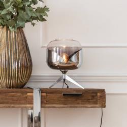 Kare Design lampe à poser chrome goblet ball - argent