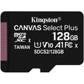 Cartes mémoire KINGSTON Canvas Select Plus microSDXC UHS-I 128Go