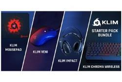 Klim Gaming Starter Pack (clavier/souris/tapis de souris/casque)