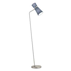 Knapstein lampadaire Yuna-S nickel mat spruce blue, mobile