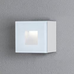 Konstmide applique d'extérieur LED Chieri, 8 x 8cm, blanche