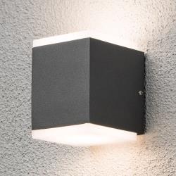 Konstmide applique d'extérieur LED Monza carrée 2 lampes