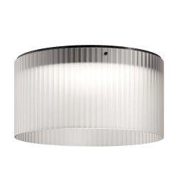 Kundalini Giass - plafonnier LED, 50cm, blanc