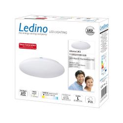 Ledino plafonnier LED Altona LW3, blanc chaud 38,5cm