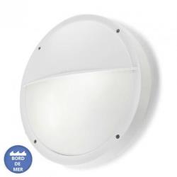 Leds C4 applique ronde extérieure opal ip65 d30 cm - bord de mer - blanc