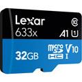 LEXAR carte mémoire Micro SDHC 32 Go 633x UHS-1 + adaptateur SD