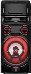 LG XBOOM ON7 - Système audio High Power Lecteur CD, Bluetooth, Boomer 8’’, Lumières multicolores, Fonctions DJ & Karaoké