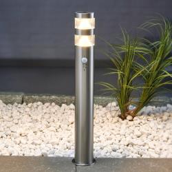 Lindby borne lumineuse LED Lanea à détecteur de mvt 60 cm