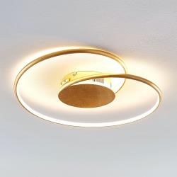 Lindby Joline plafonnier LED, doré, 45cm