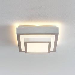 Lindby Mirco plafonnier LED angulaire, 27 cm
