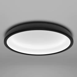Linea Light plafonnier LED Reflexio, 46cm, noir