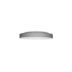 LTS plafonnier LED Lunata Small anneau effet argenté