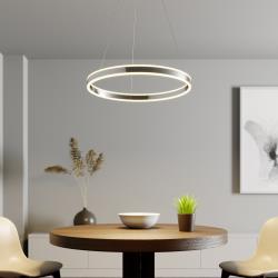 Lucande Suspension LED Lyani en chromé, dimmable, 60cm