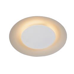 Lucide plafonnier LED Foskal en blanc, 21,5cm