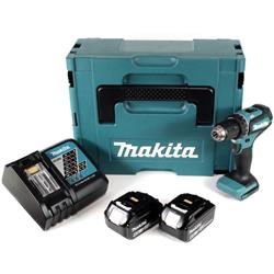 Makita DDF 485 RGJ 18 V Li-Ion Perceuse visseuse sans fil Brushless 13 mm + Coffret MakPac + 2 x Batteries 6,0