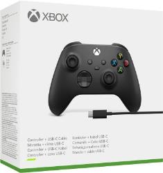Manette Xbox nouvelle génération avec câble pour PC - Noir