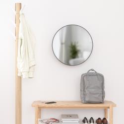 Miroir Umbra Miroir rectangulaire avec étagère de rangement en métal 30.5x12.9x60.9cm cubiko