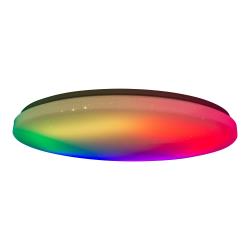Nave plafonnier LED Rainbow, dimmable, RGBW, veilleuse