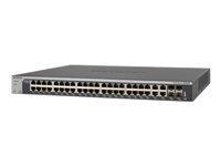Netgear Xs748T-100NES commutateur réseau Géré L2+/L3 10G Ethernet 100/1000/10000, Noir