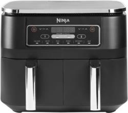 NINJA Foodi Friteuse sans huile double compartiment AF300EU, 6 fonctions de cuisson 7,6 L, 2400 W, Noir