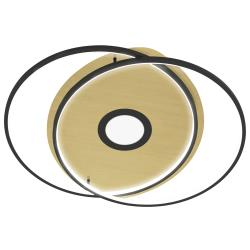 Paul Neuhaus Q-AMIRA Q-SMART-HOME plafonnier LED ovale, noir