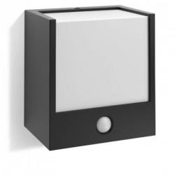 Philips applique cube détecteur macaw ir ip44 led h13 cm - noir