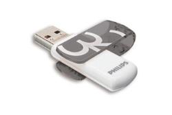 Clé USB 32 GB Philips VIVID FM32FD05B/00 gris USB 2.0