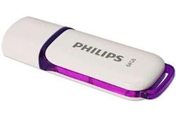 Clé USB 64 GB Philips SNOW FM64FD70B/00 violet USB 2.0
