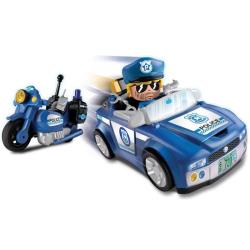 Pinypon Action - La super voiture de police - 1 figurine incluse