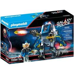 Playmobil 70021 - Galaxy Police Robot et policier de l