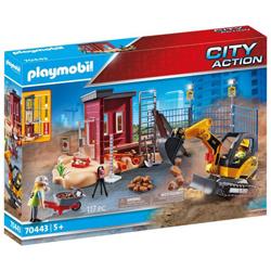 Playmobil 70443 Mini-pelleteuse et chantier