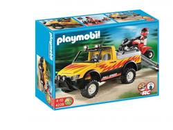 Playmobil Pick up & Quad de Course Rouge
