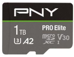 Carte Micro SD PNY microSDXC Pro Elite 1To + Adaptateur SD