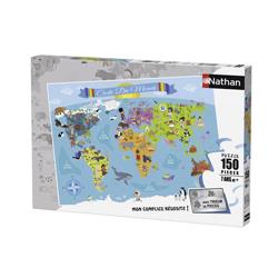 Puzzle 150 p - Carte du monde