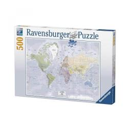 Puzzle 500 pieces Carte du Monde - Ravensburger