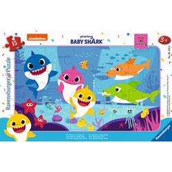 Puzzle cadre 15 p - Les aventures de Baby Shark
