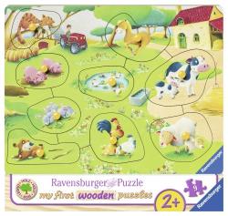 Ravensburger - My first wooden puzzle 9 p - La ferme