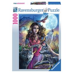 Ravensburger - PUZZLE 1000 P - LA MAITRESSE DES LOUP