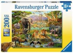 Ravensburger - Puzzle 200 p XXL - Animaux de la savane
