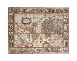 Ravensburger - Puzzle 2000 p - Mappemonde 1650
